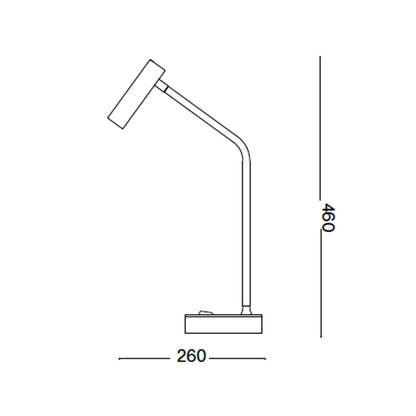 Ideal Lux Lolita LED USB stolna lampa