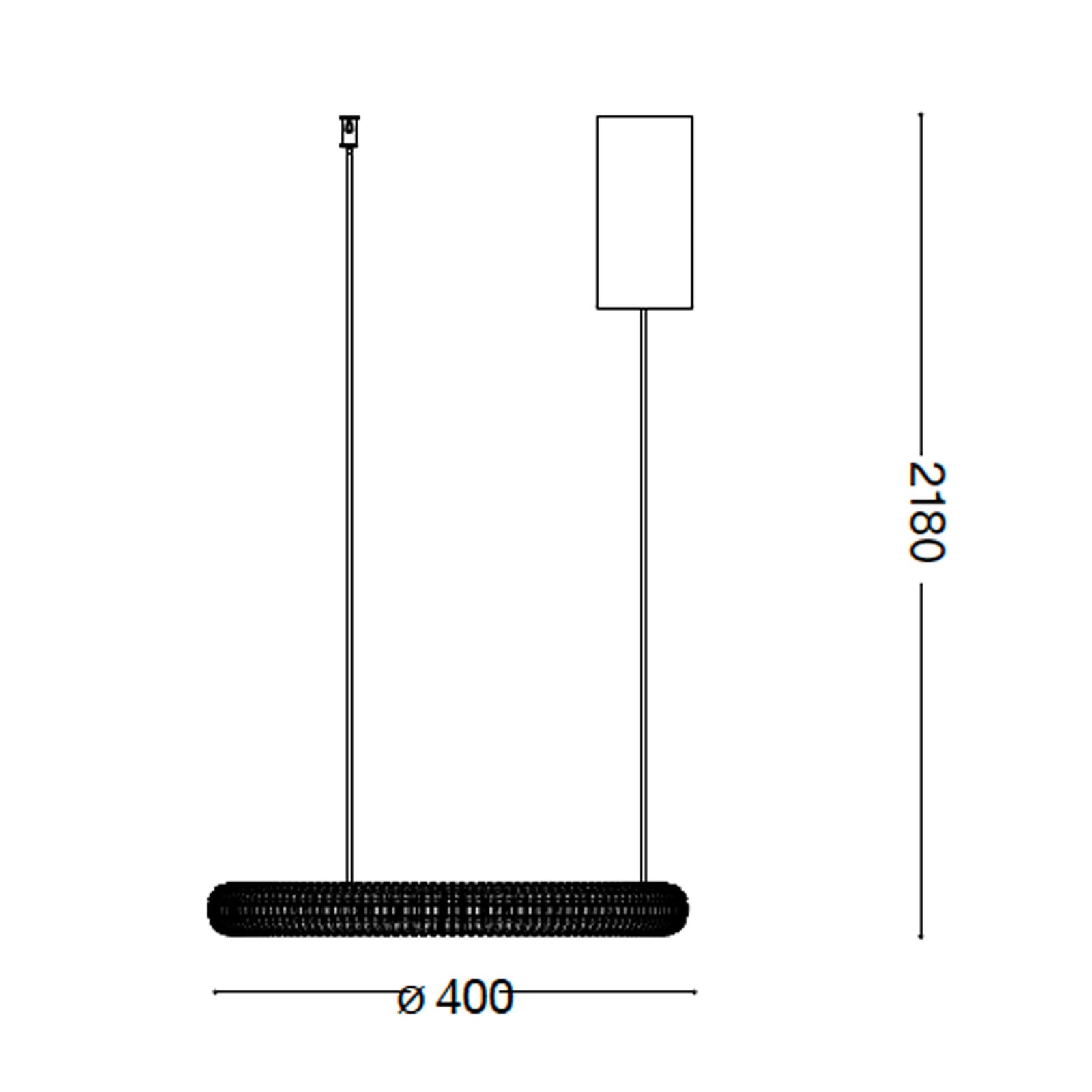 Ideal Lux Miracle LED linearni viseći luster