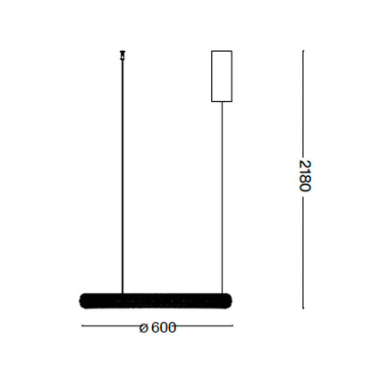 Ideal Lux Miracle LED linearni viseći luster