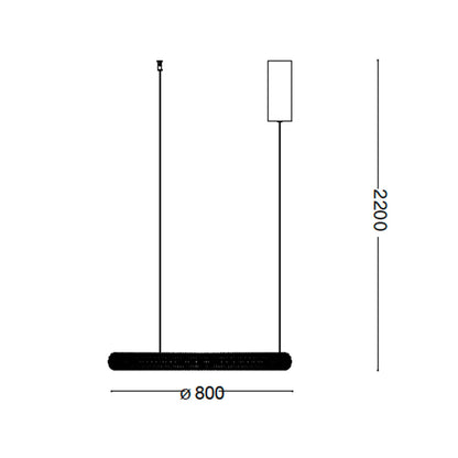 Ideal Lux Miracle LED linearni viseći luster