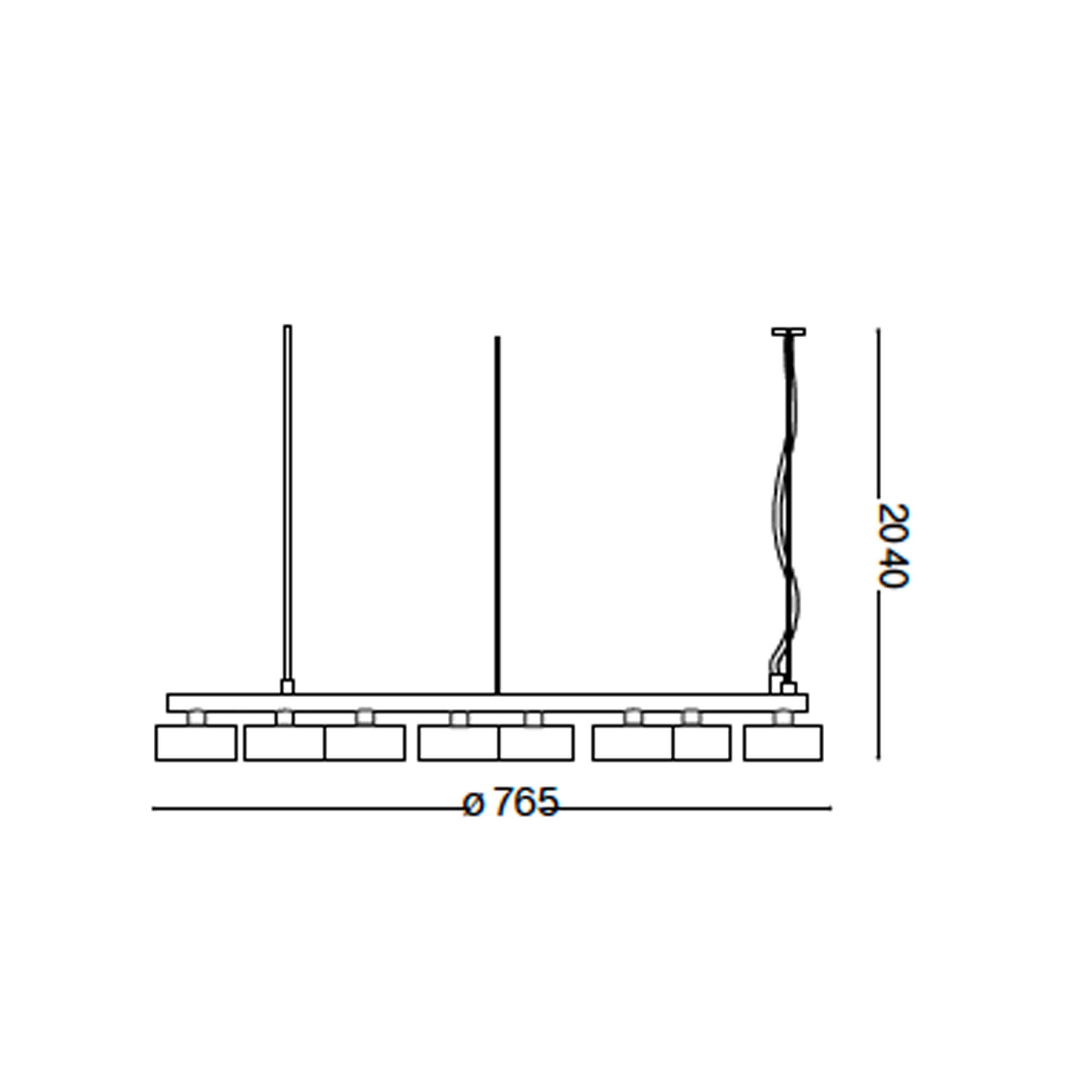 Ideal Lux Minor GX53 okruglo viseće svjetlo
