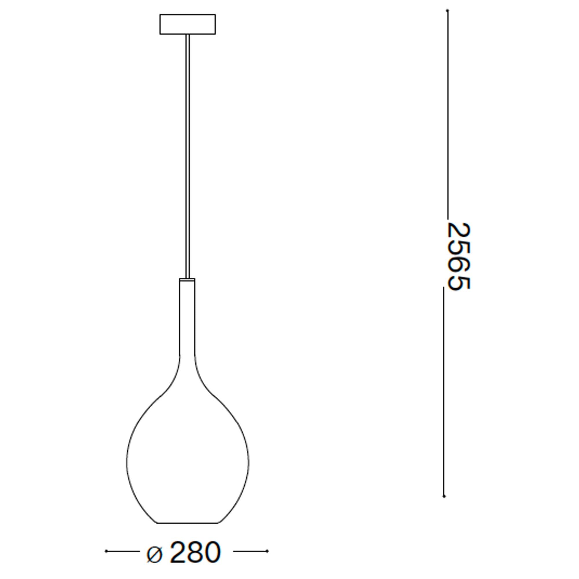 Ideal Lux Kalique E27 závěsné svítidlo