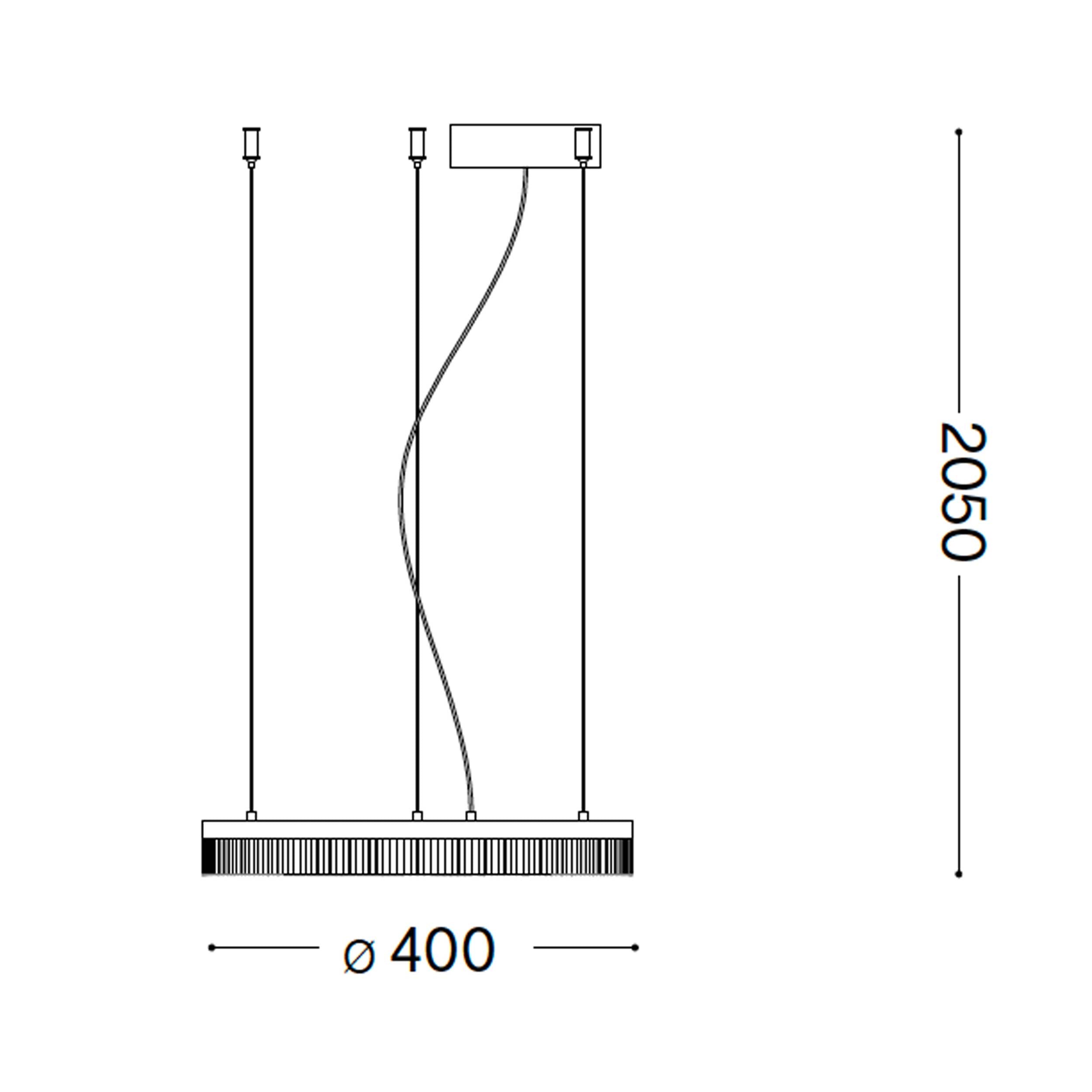 Ideal Lux Crown LED kružni viseći luster