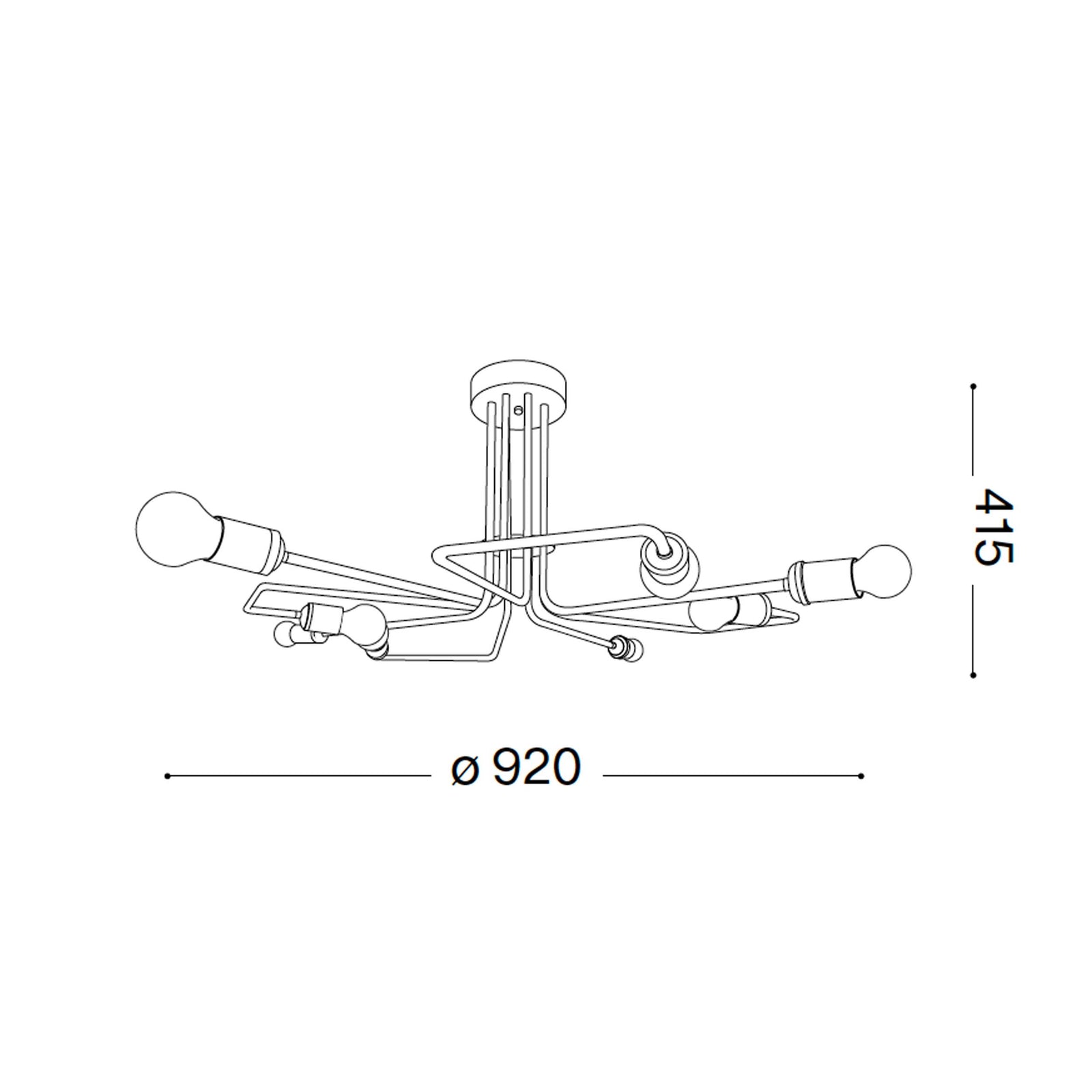 Ideal Lux Dorica LED viseća svjetiljka