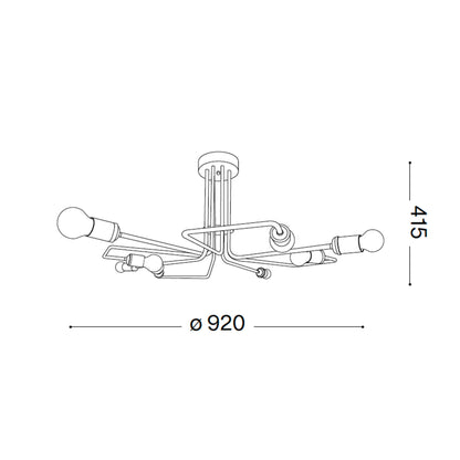 Ideal Lux Dorica LED viseća svjetiljka