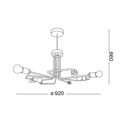 Ideal Lux Dorica LED viseća svjetiljka