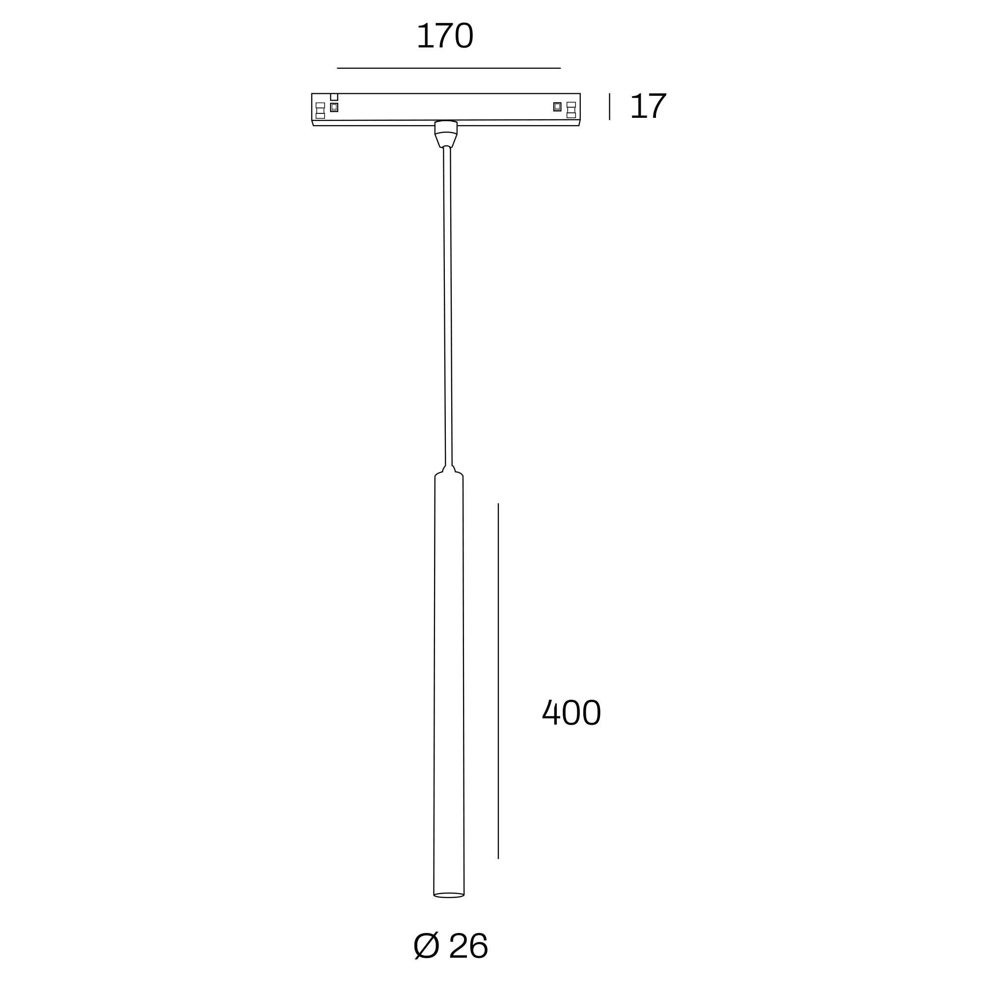 Internova Salina LED svítidlo pro 48V lištu