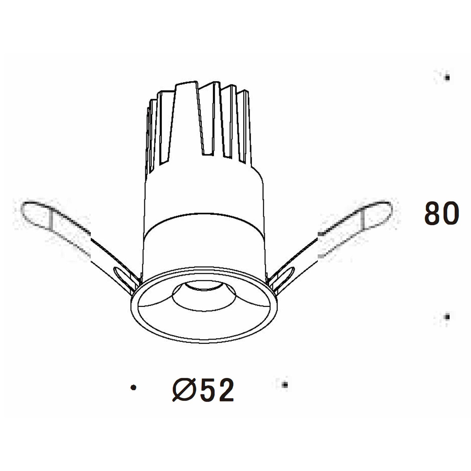 Intra S LED zápustné svítidlo Ra>90