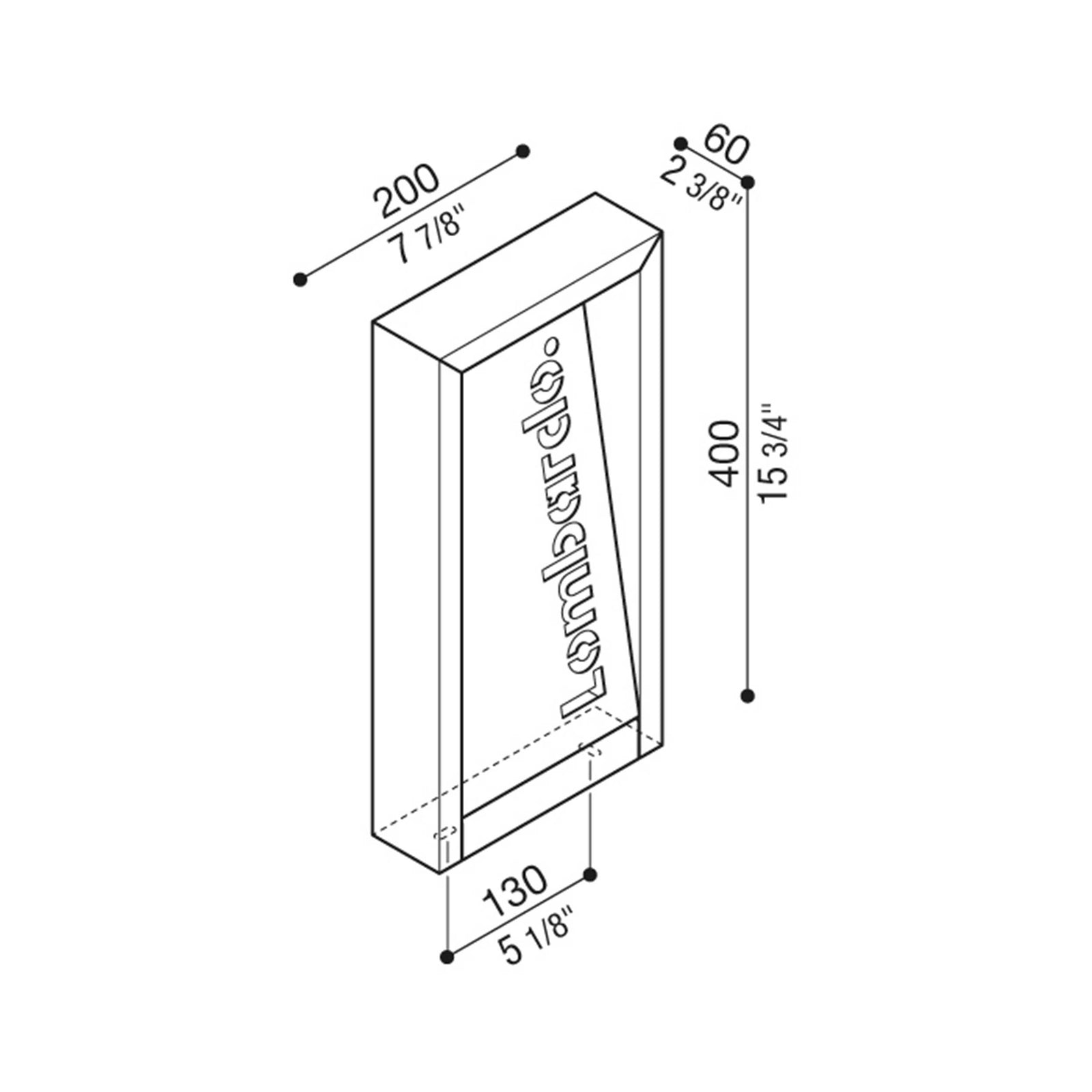 Lombardo Arke FULL Code LED vanjska svjetiljka za stup IP66 24V