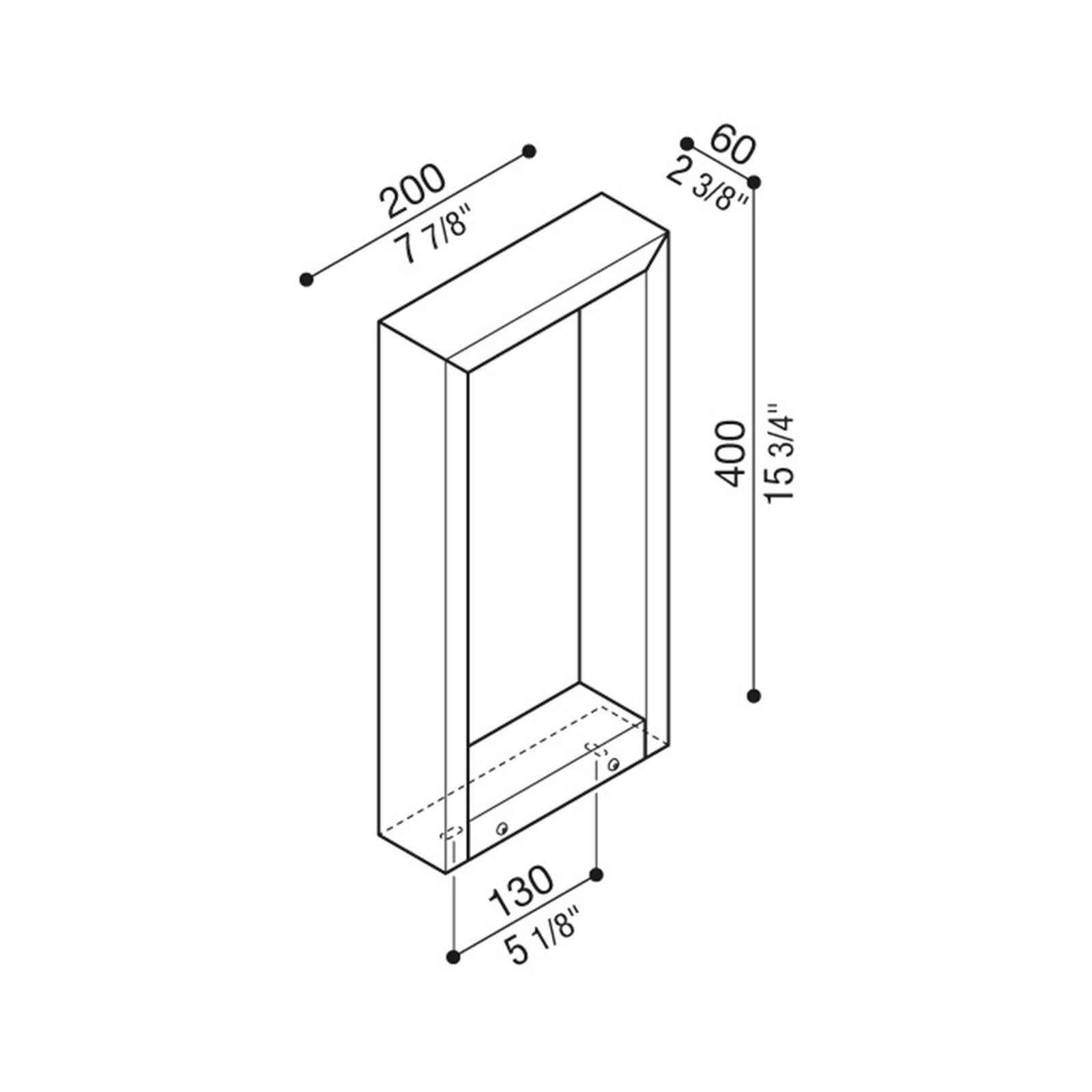 Lombardo Arke vanjska LED svjetiljka za stup IP66 AC DIRECT