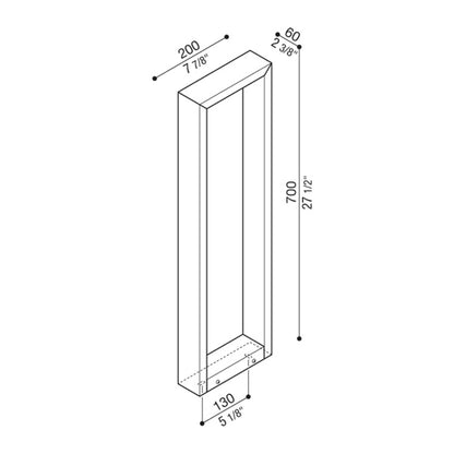 Lombardo Arke vanjska svjetiljka na stup IP66 AC DIRECT