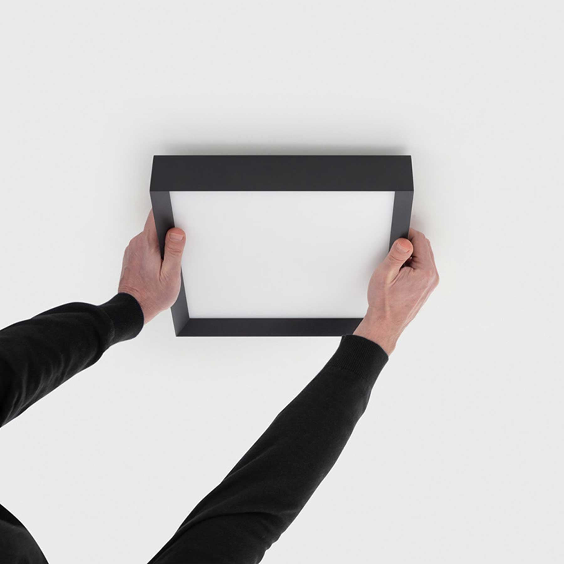 Lombardo Flo Q LED Čtvercové Svítidlo Přisazené IP20 IK06