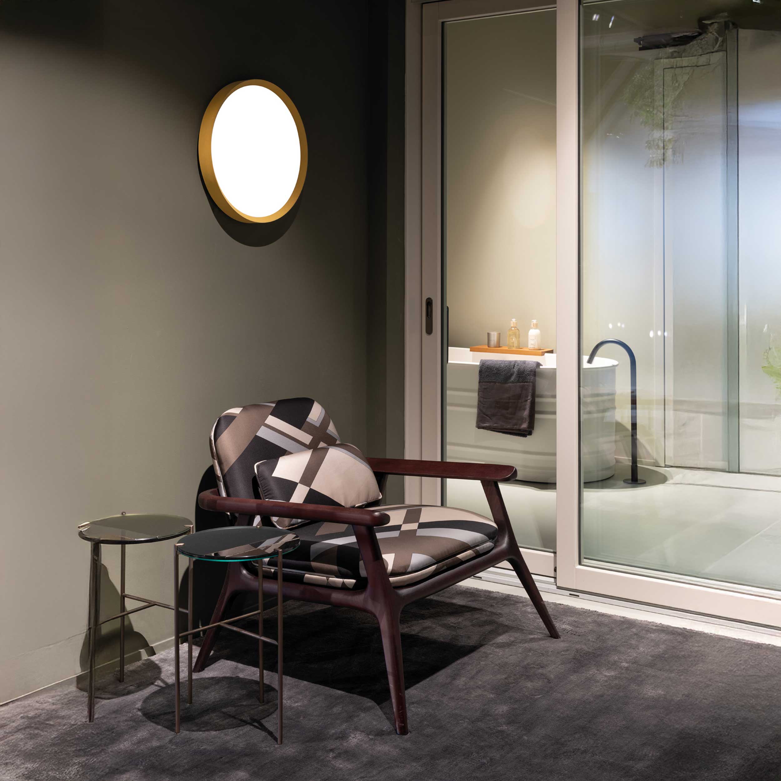 Lombardo Flo T LED kružni površinski rasvjetni aparat IP20 IK06