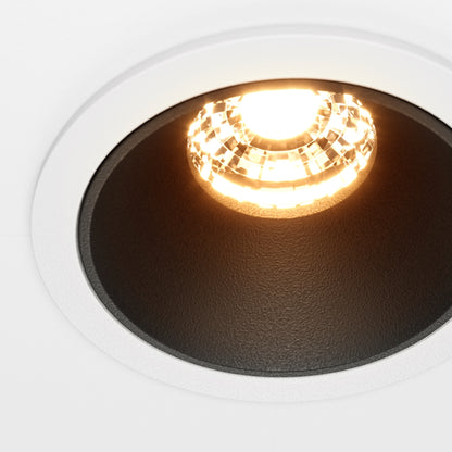 Maytoni Alfa LED 36° ugradbena kružna svjetiljka za dolje, crna
