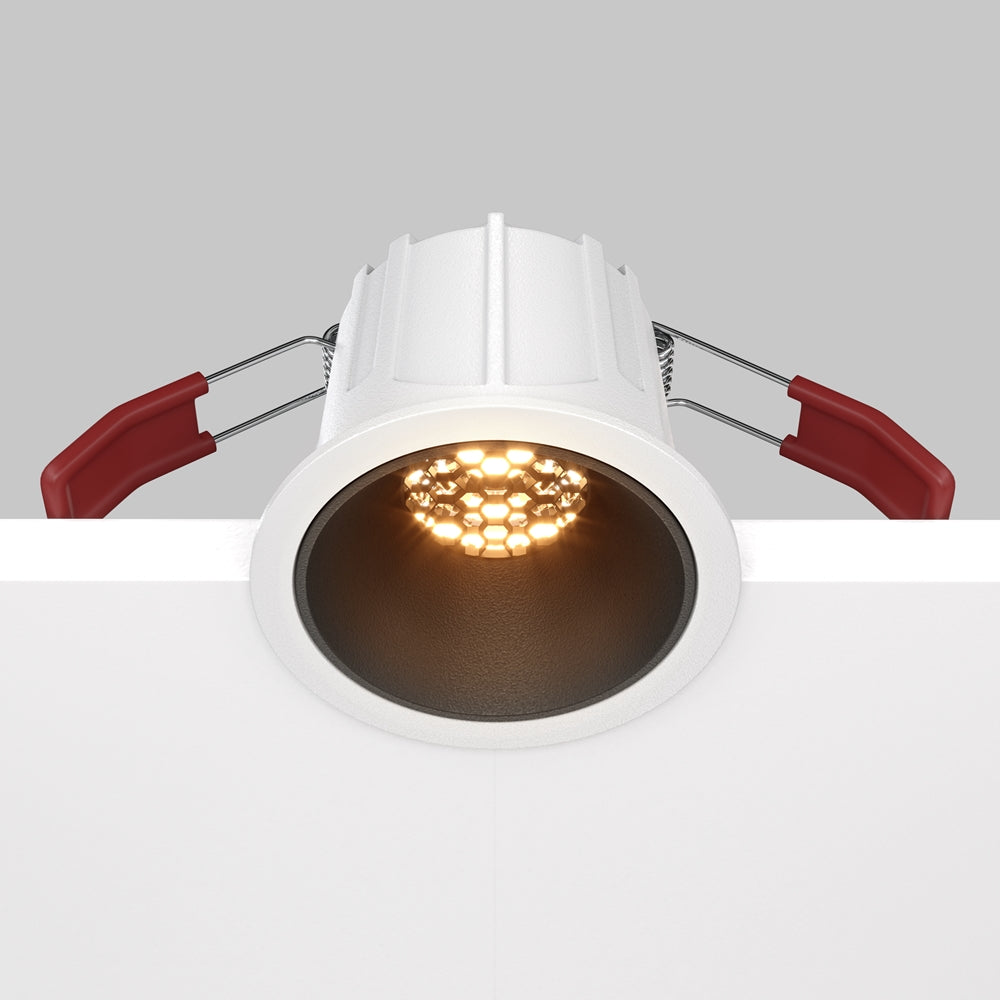 Maytoni Alfa LED 36° ugradbena kružna svjetiljka za dolje, crna