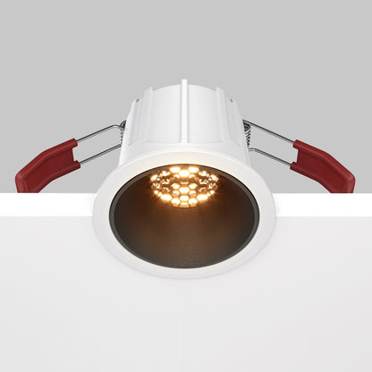 Maytoni Alfa LED 36° ugradbena kružna svjetiljka za dolje, crna