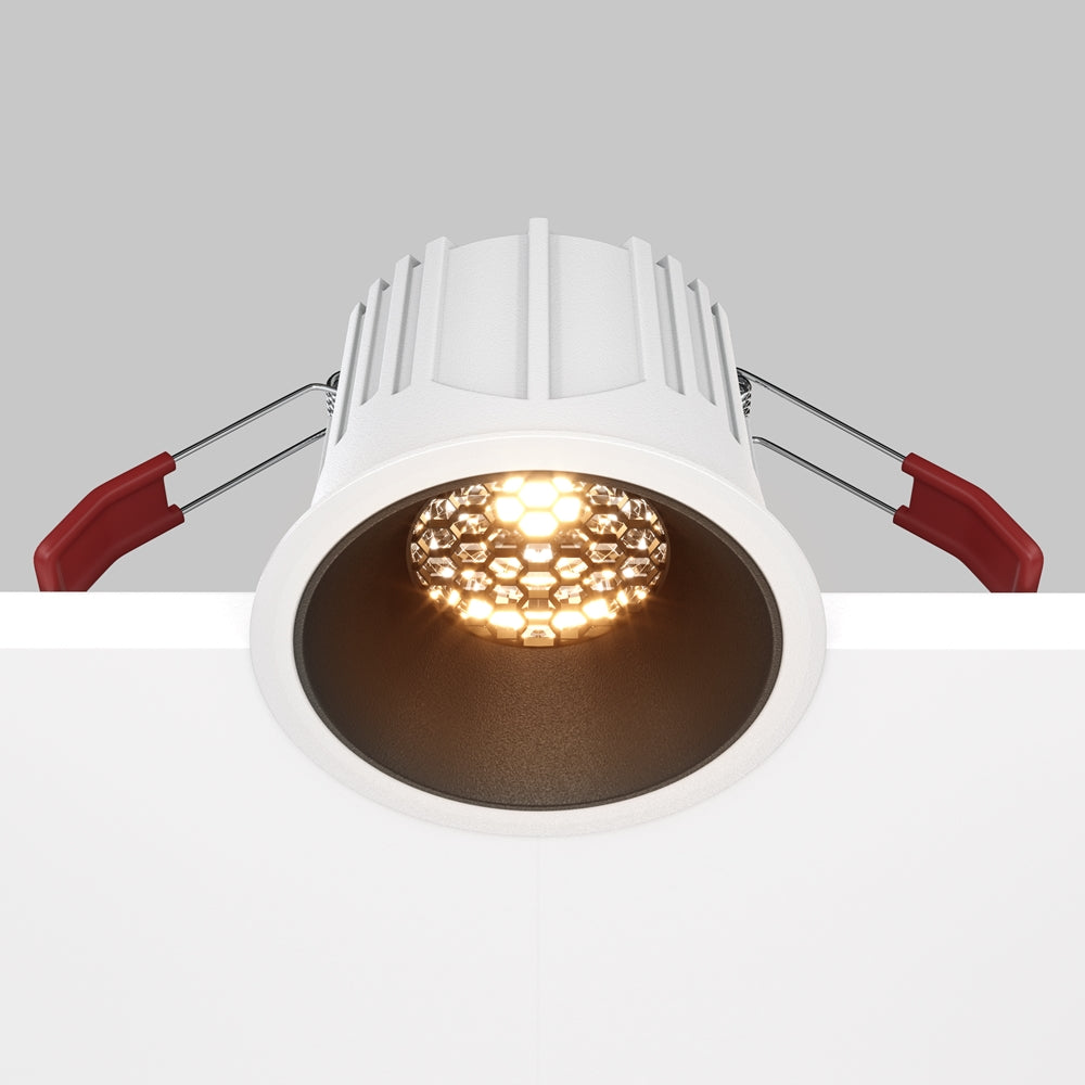 Maytoni Alfa LED 36° ugradbena kružna svjetiljka za dolje, crna