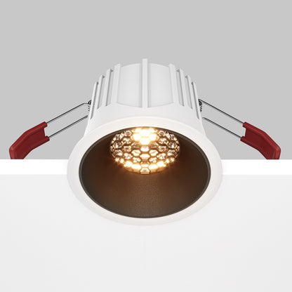 Maytoni Alfa LED 36° ugradbena kružna svjetiljka za dolje, crna