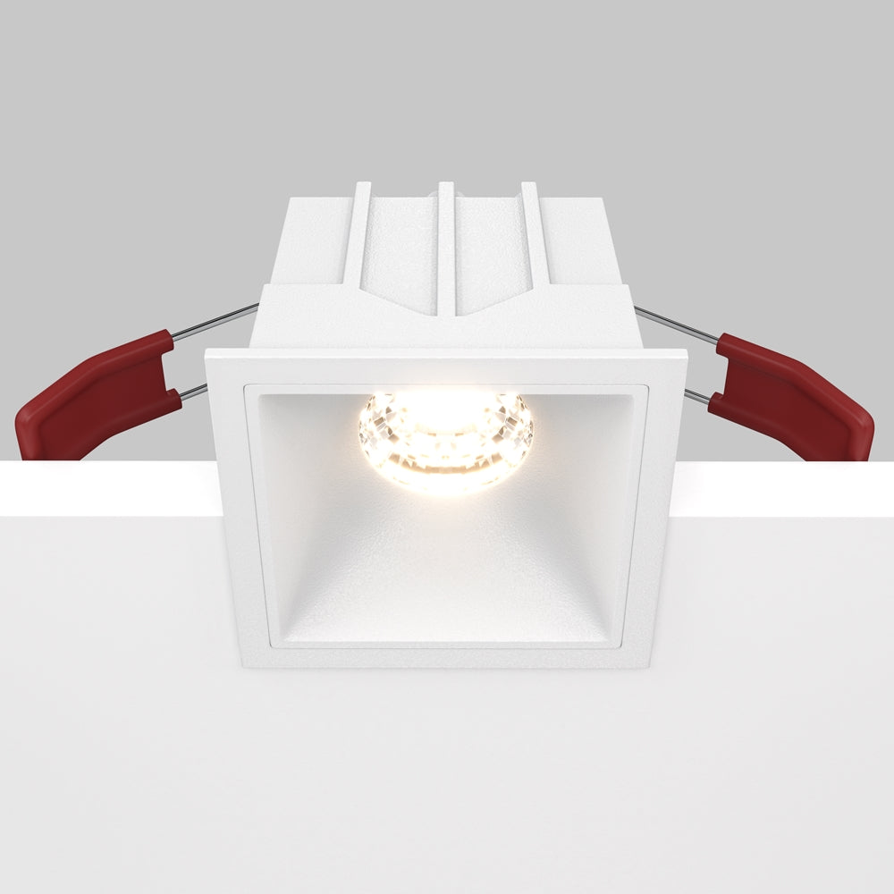 Maytoni Alfa LED 10W 36° ugradbena četvrtasta svjetiljka prema dolje, bijela