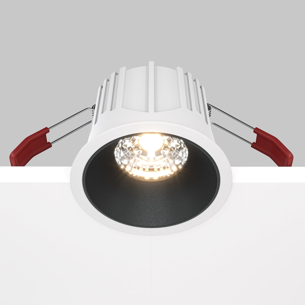 Maytoni Alfa LED 36° ugradbena kružna svjetiljka za dolje, crna