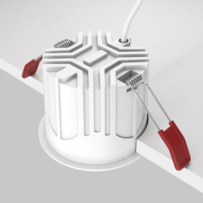 Maytoni Alfa LED 36° ugradbena kružna svjetiljka za dolje, crna
