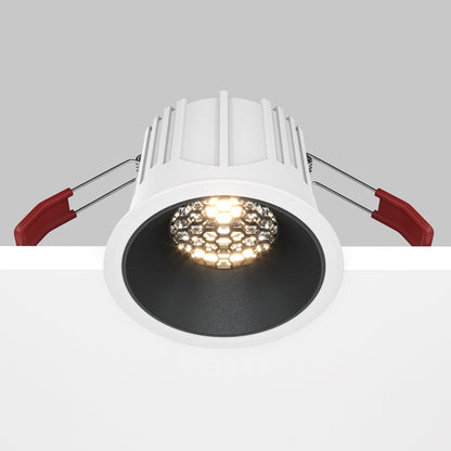 Maytoni Alfa LED 36° ugradbena kružna svjetiljka za dolje, crna