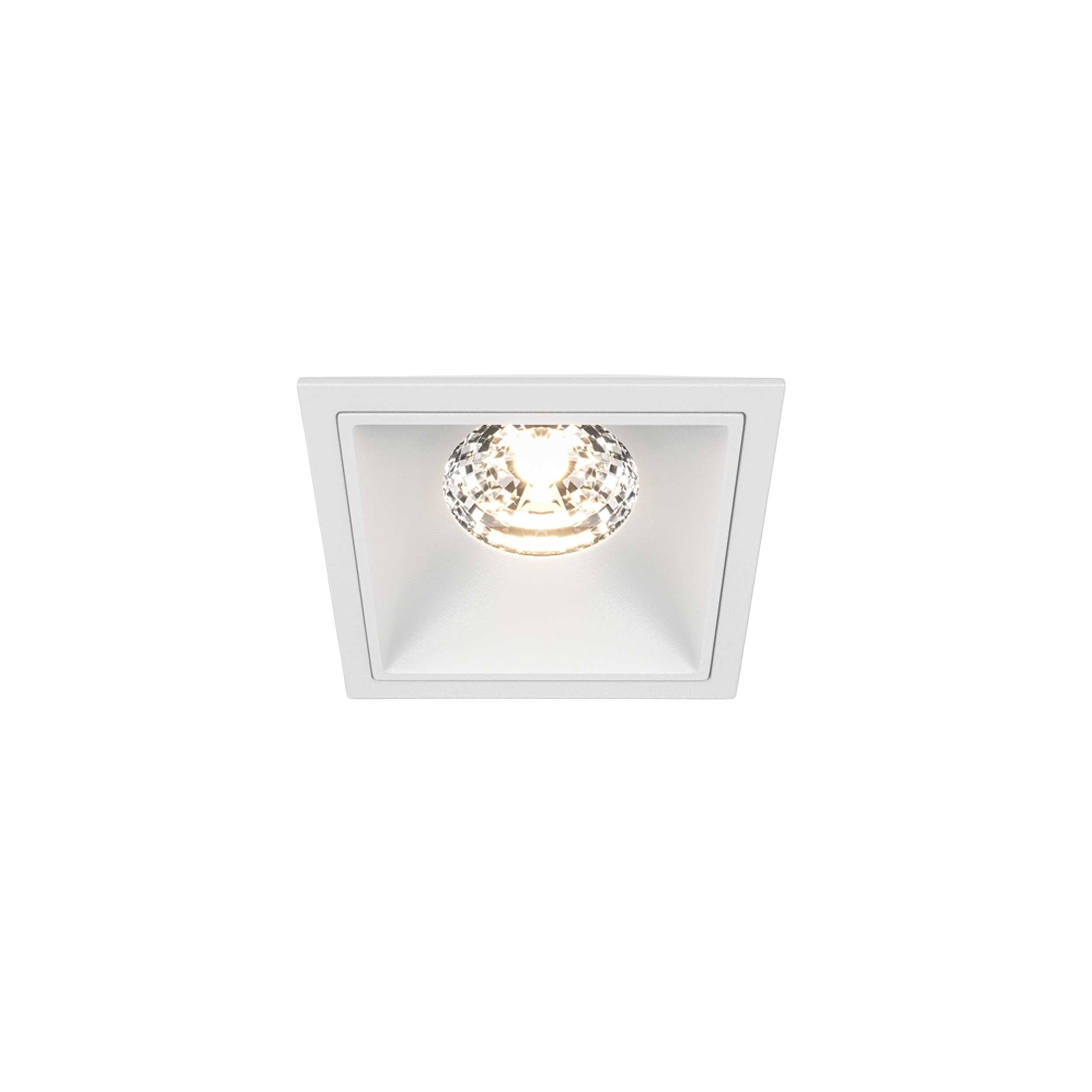 Maytoni Alfa LED 15W 36° ugradbeni četvrtasti downlight, bijeli
