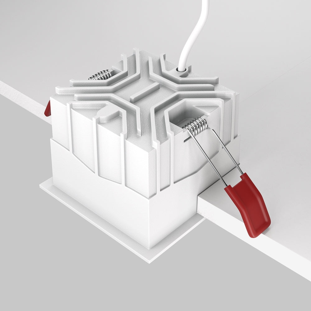 Maytoni Alfa LED 15W 36° ugradbeni četvrtasti downlight, bijeli
