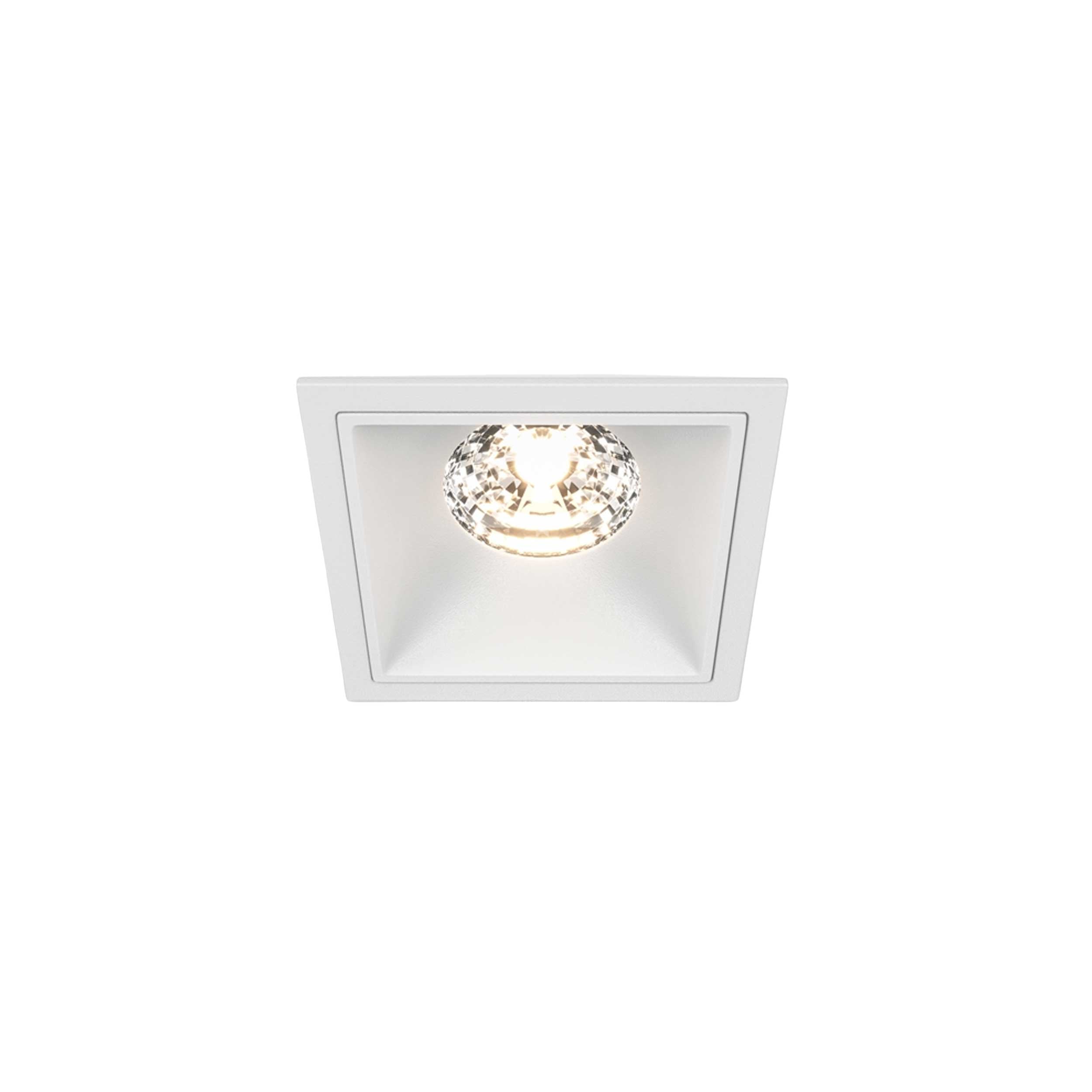 Maytoni Alfa LED 15W 36° ugradbeni četvrtasti downlight, bijeli