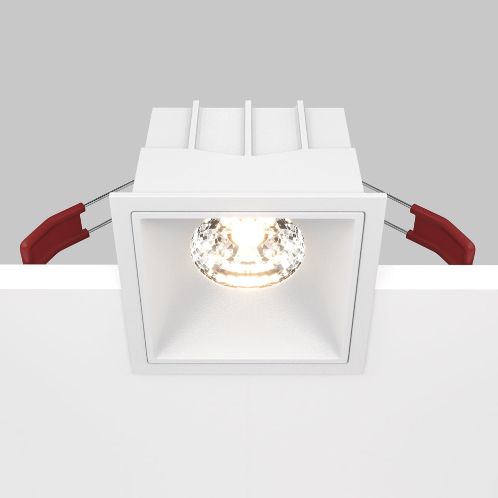 Maytoni Alfa LED 15W 36° ugradbeni četvrtasti downlight, bijeli