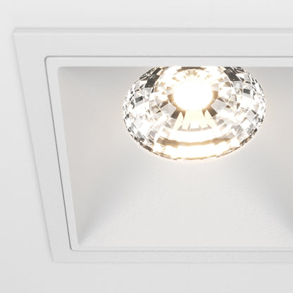Maytoni Alfa LED 15W 36° ugradbeni četvrtasti downlight, bijeli