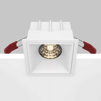 Maytoni Alfa LED 15W 36° ugradbeni četvrtasti downlight, bijeli