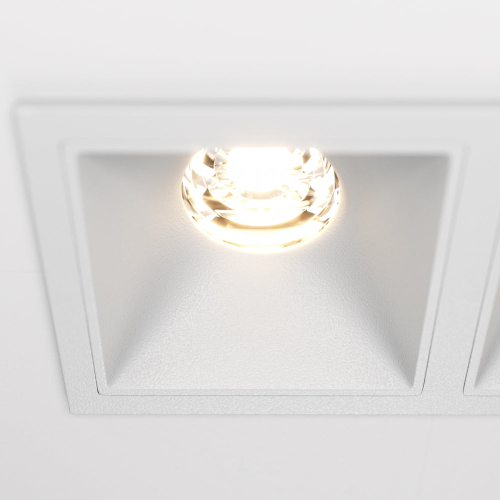 Maytoni Alfa LED 10W 36° ugradbena četvrtasta svjetiljka prema dolje, bijela