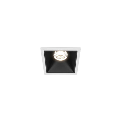 Maytoni Alfa LED 10W 36° ugradbena četvrtasta svjetiljka, crna