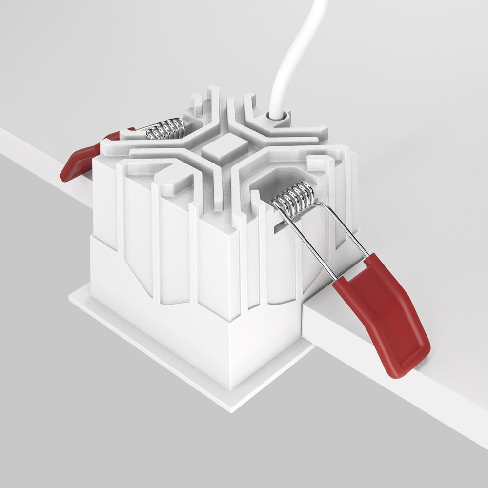 Maytoni Alfa LED 10W 36° ugradbena četvrtasta svjetiljka, crna