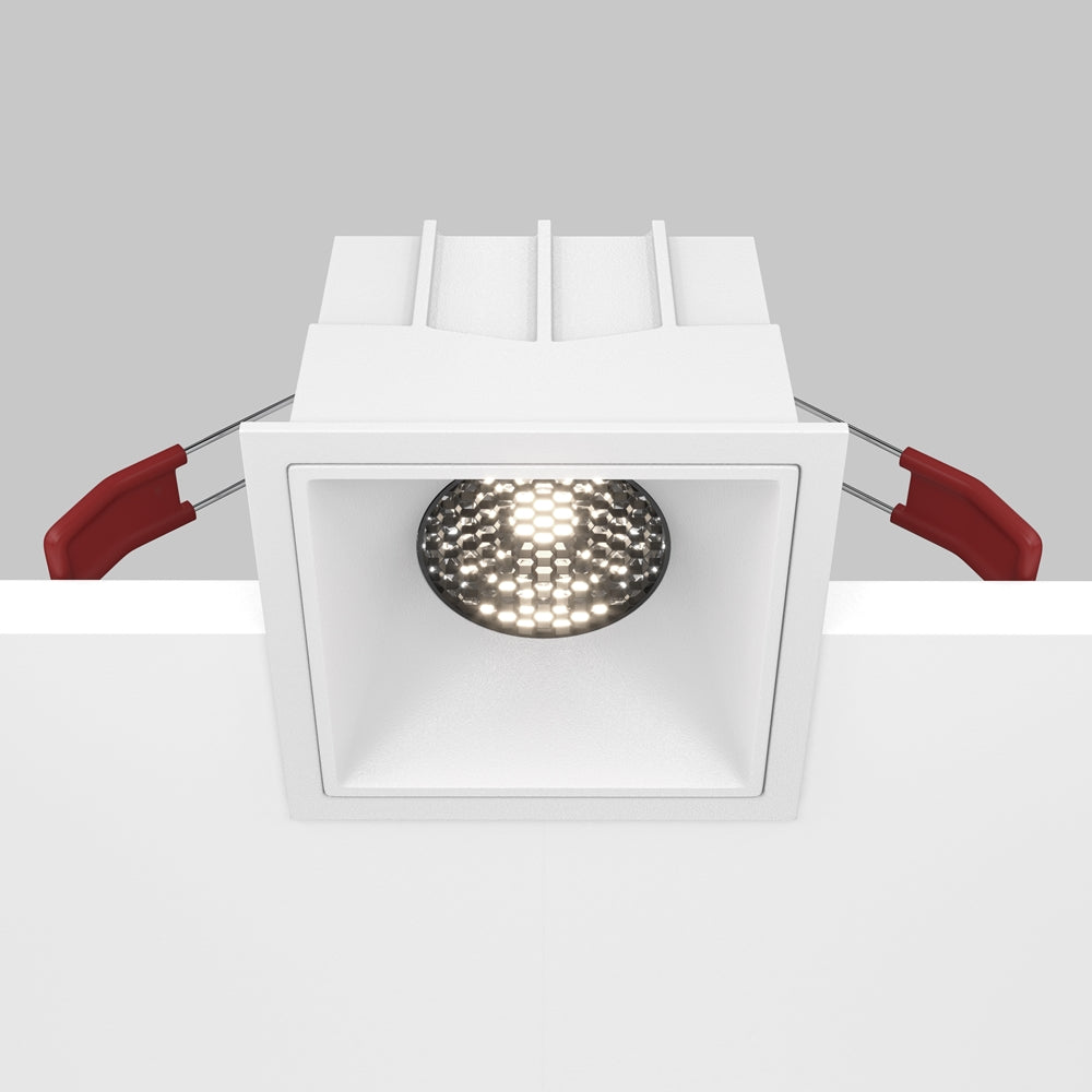 Maytoni Alfa LED 15W 36° ugradbeni četvrtasti downlight, bijeli