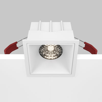 Maytoni Alfa LED 15W 36° ugradbeni četvrtasti downlight, bijeli