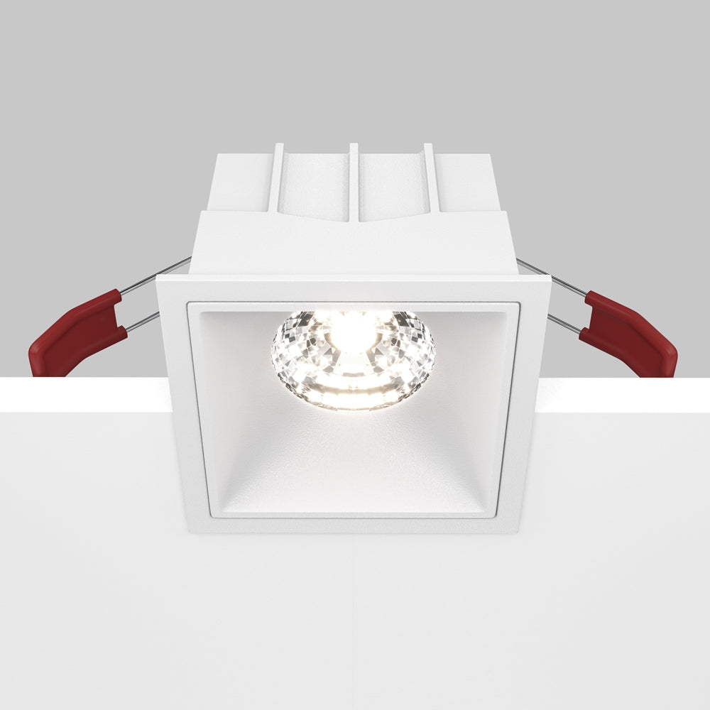 Maytoni Alfa LED 15W 36° ugradbeni četvrtasti downlight, bijeli