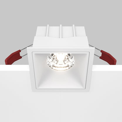 Maytoni Alfa LED 15W 36° ugradbeni četvrtasti downlight, bijeli