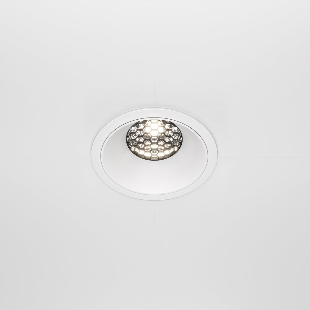 Maytoni Alfa LED 36° ugradbeni kružni downlight, bijeli