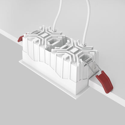 Maytoni Alfa LED 10W 36° ugradbena četvrtasta svjetiljka, crna