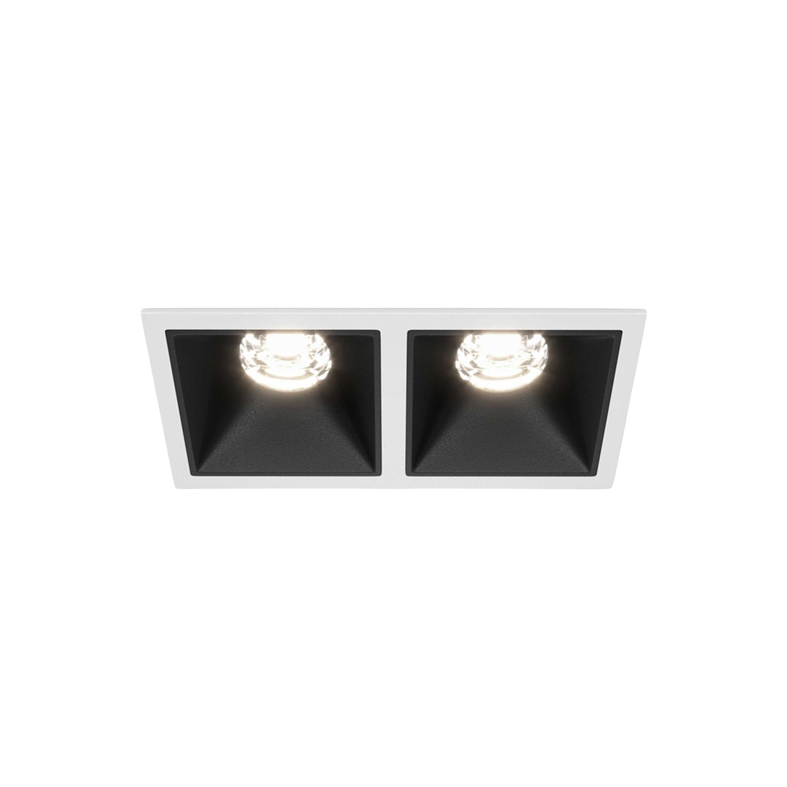 Maytoni Alfa LED 10W 36° ugradbena četvrtasta svjetiljka, crna