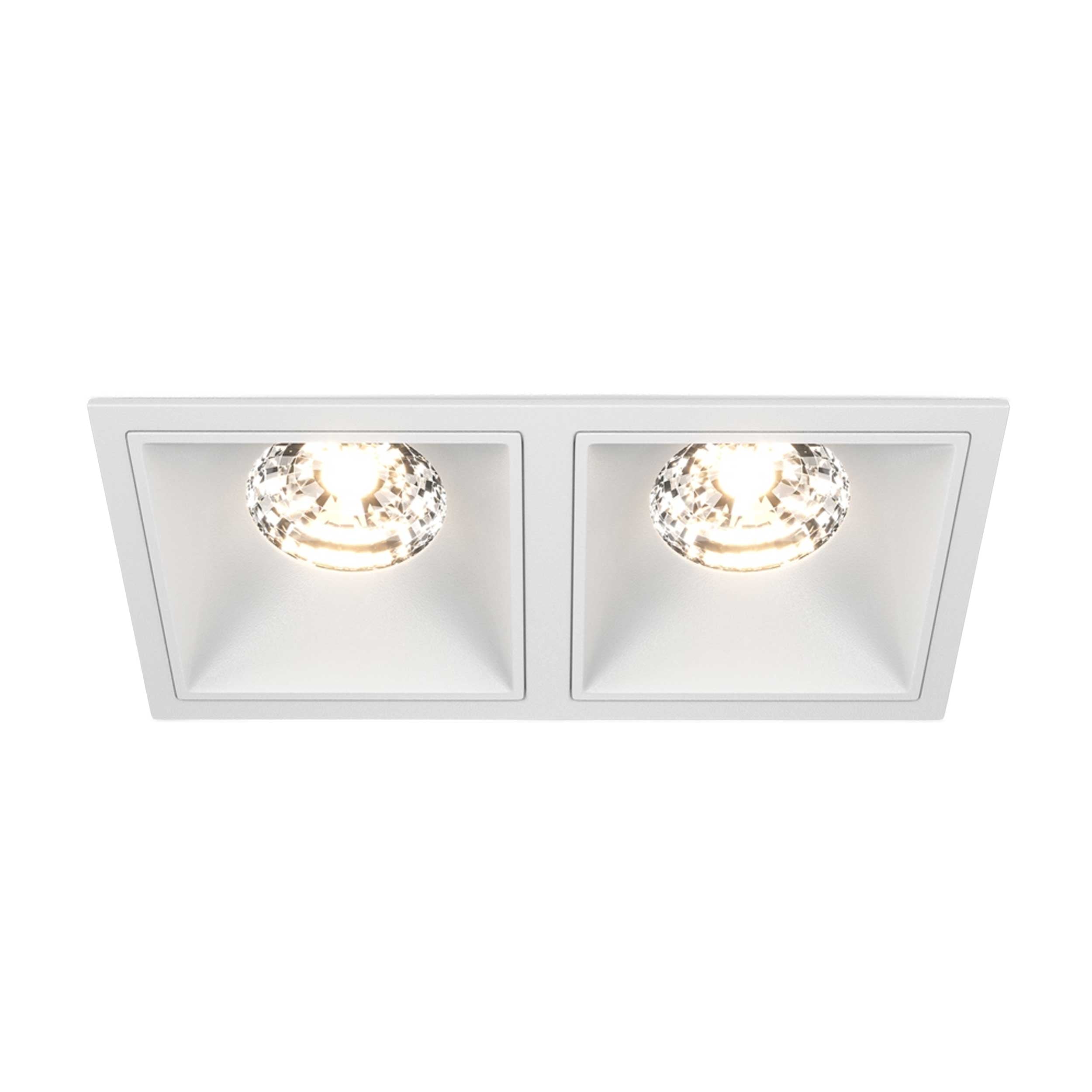 Maytoni Alfa LED 15W 36° ugradbeni četvrtasti downlight, bijeli