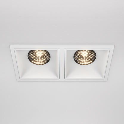 Maytoni Alfa LED 15W 36° ugradbeni četvrtasti downlight, bijeli