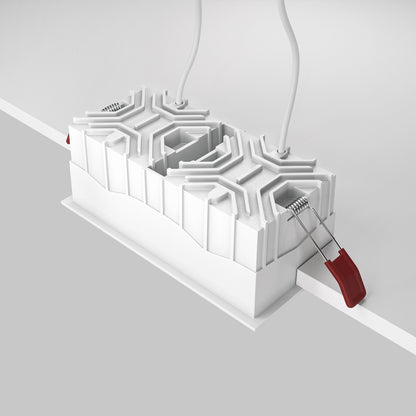 Maytoni Alfa LED 15W 36° ugradbeni četvrtasti downlight, bijeli