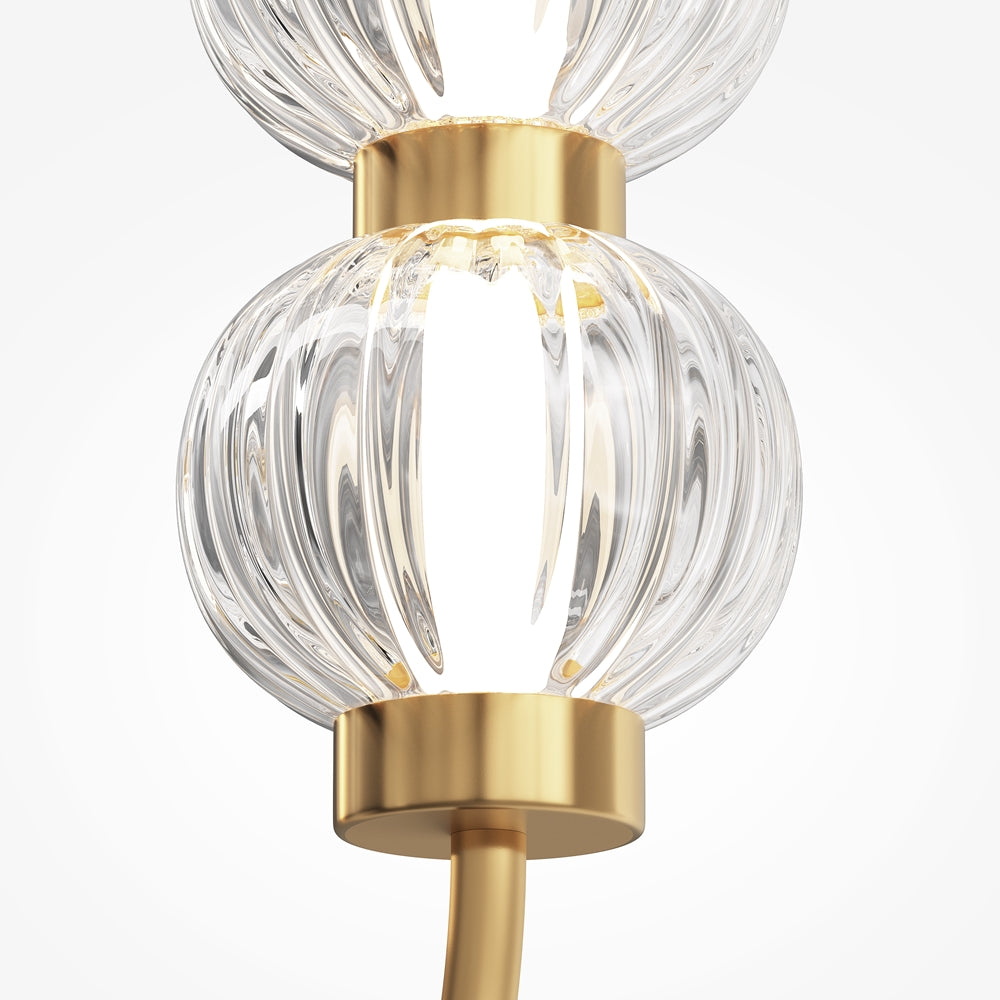 Maytoni Amulet LED zidna svjetiljka, kompozicija lanaca