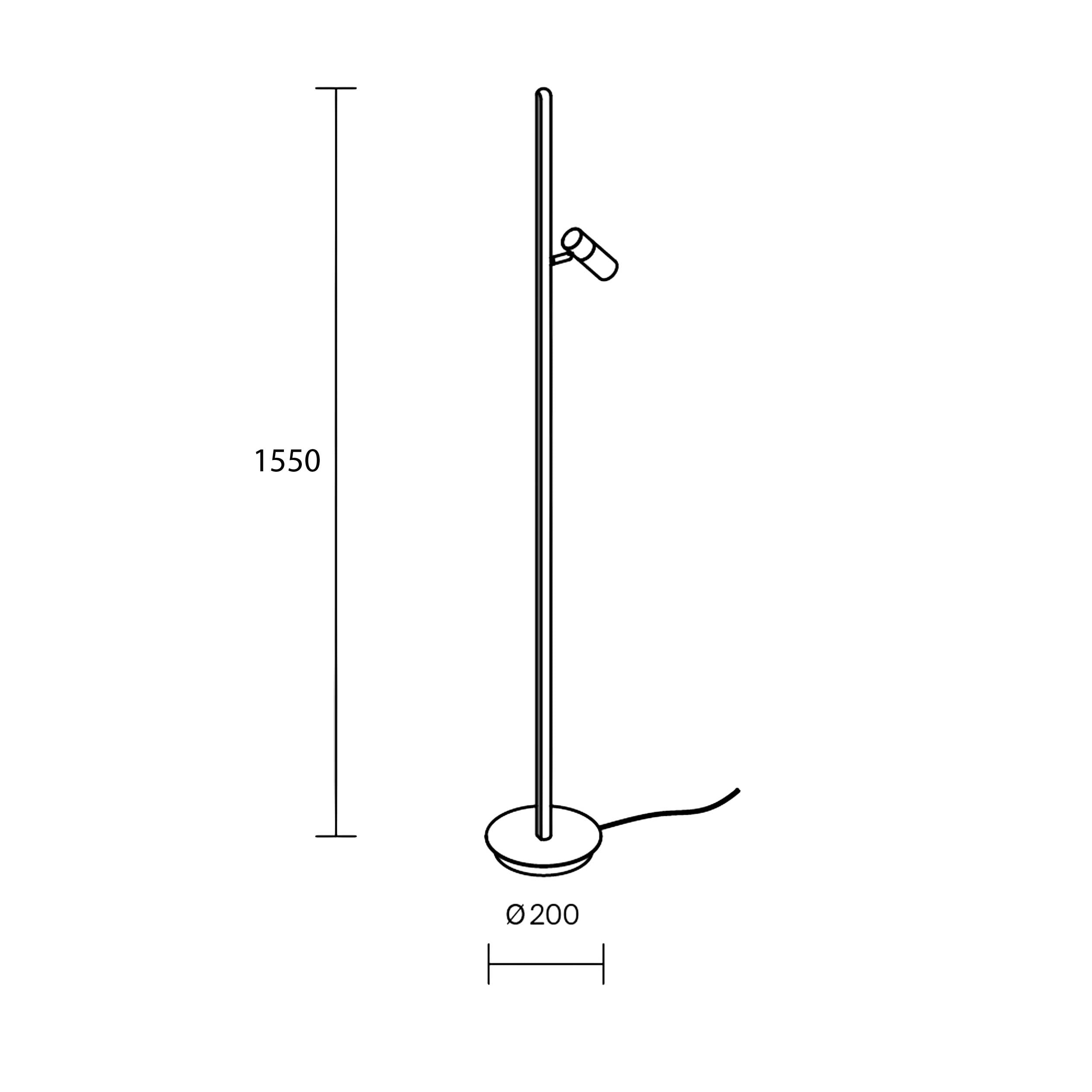 Maytoni Thin LED podna lampa