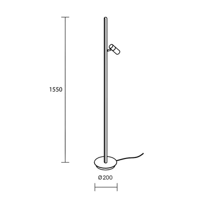 Maytoni Thin LED podna lampa