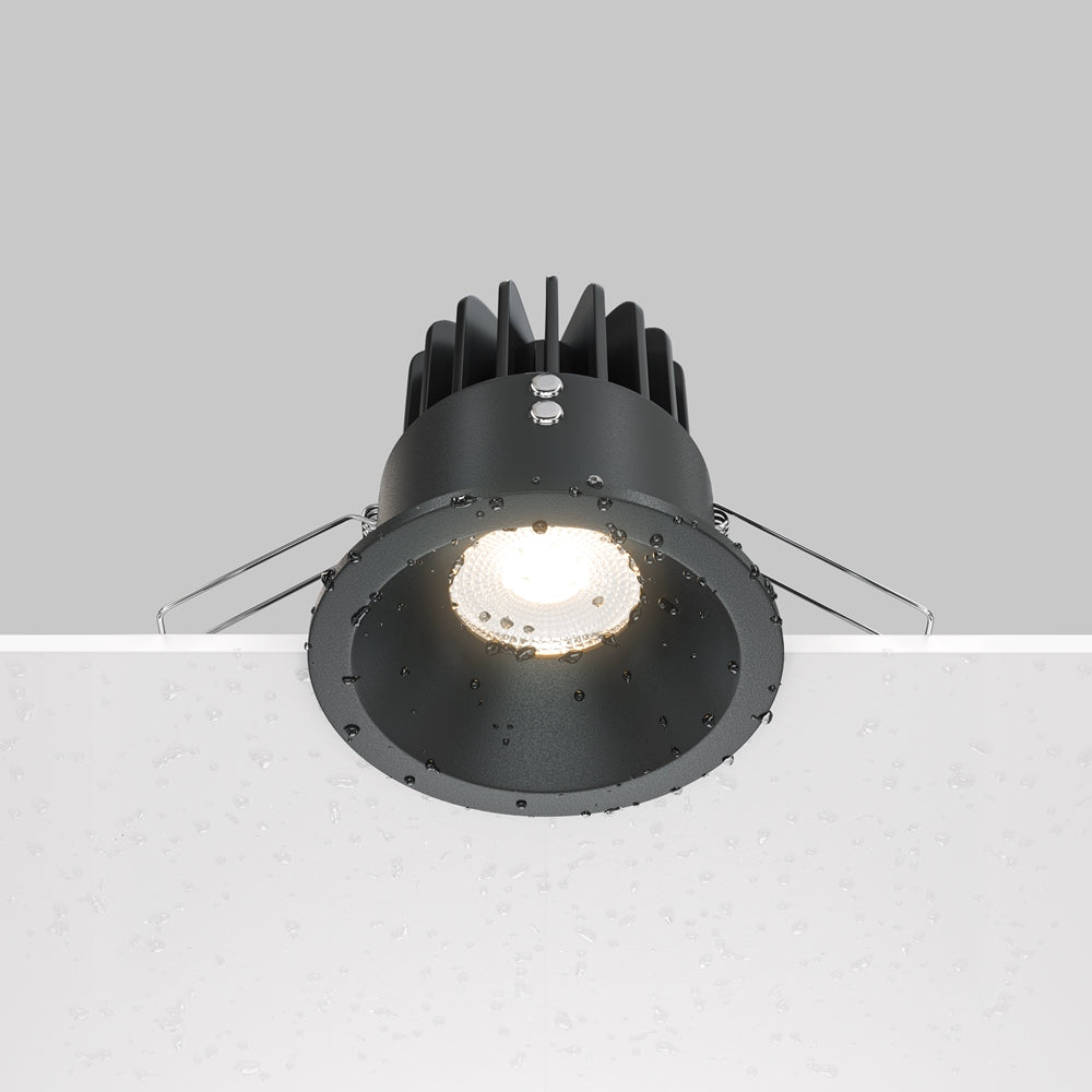 Maytoni Zoom LED 60° ugradbeni kružni usmjereni reflektor, crni
