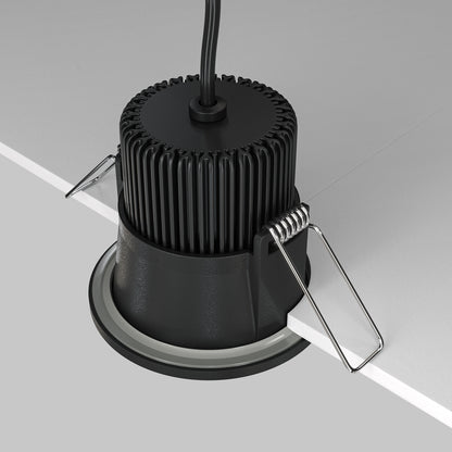 Maytoni Zoom LED 60° ugradbeni kružni usmjereni reflektor, crni